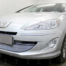 Защита радиатора "Standart" Peugeot 408 (2012-2017) хром